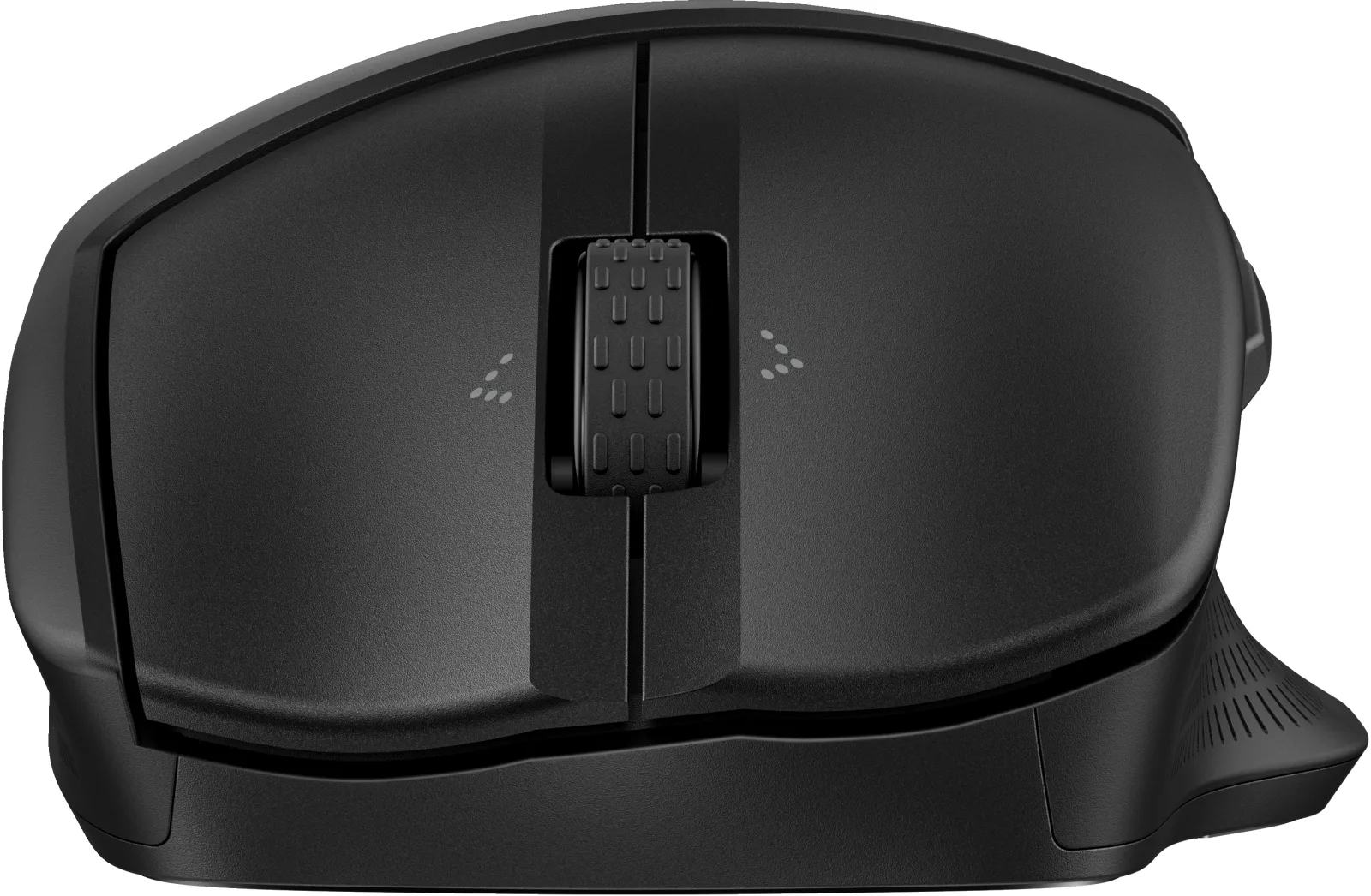 Mouse - ergonomic - comfort, full size - 7 buttons - wireless - Bluetooth 5.3 - USB wireless receiver - black