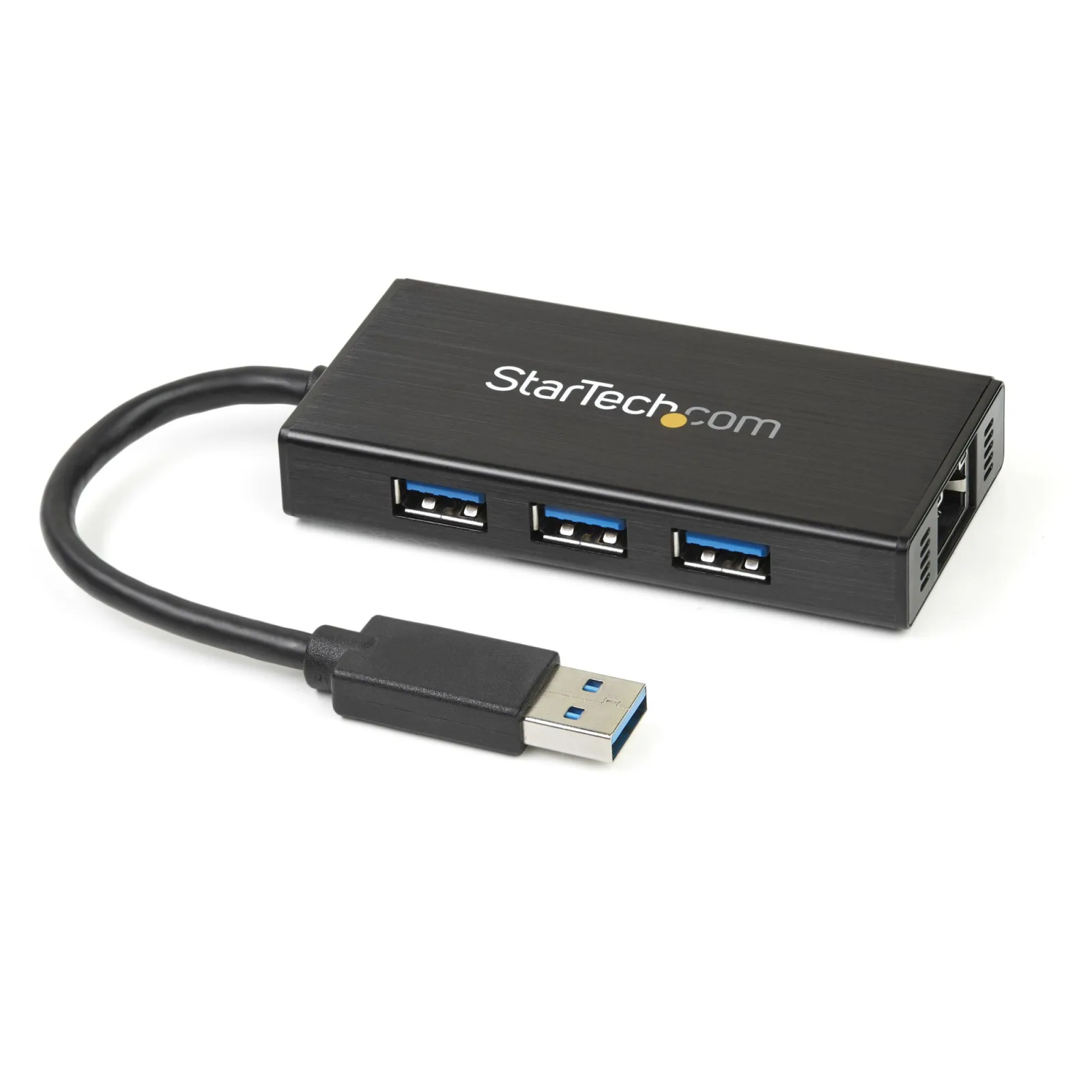 Portable USB 3.0 Hub w/ Gigabit Ethernet
