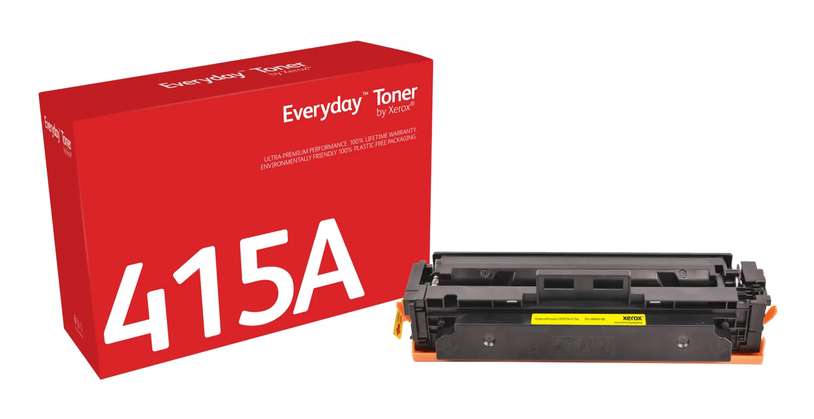 Everyday™ Yellow Toner by compatible with HP 415A (W2032A), Standard capacity