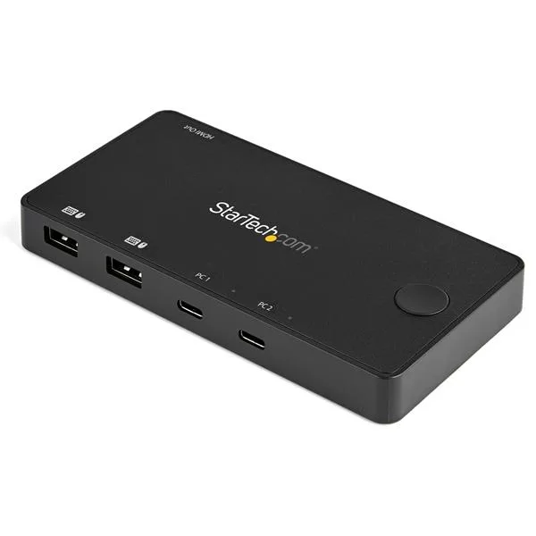 2 Port USB-C Alt-Mode Compact KVM Switch